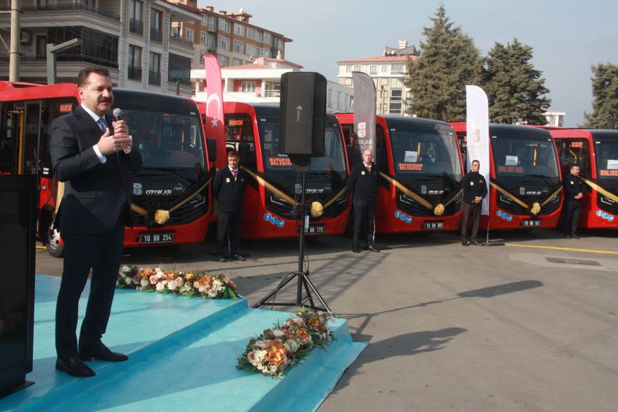 Balıkesir Büyükşehir Belediyesi, Körfez otobüs sayısını 100’e yükseltti