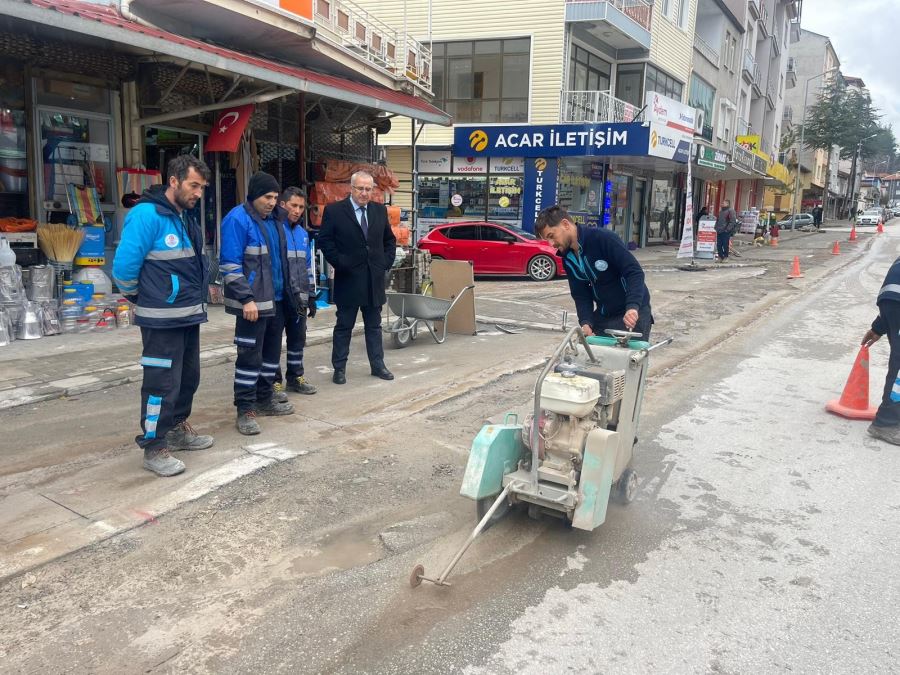 Çameli’nde alt ve üst yapı çalışmaları hızla devam ediyor