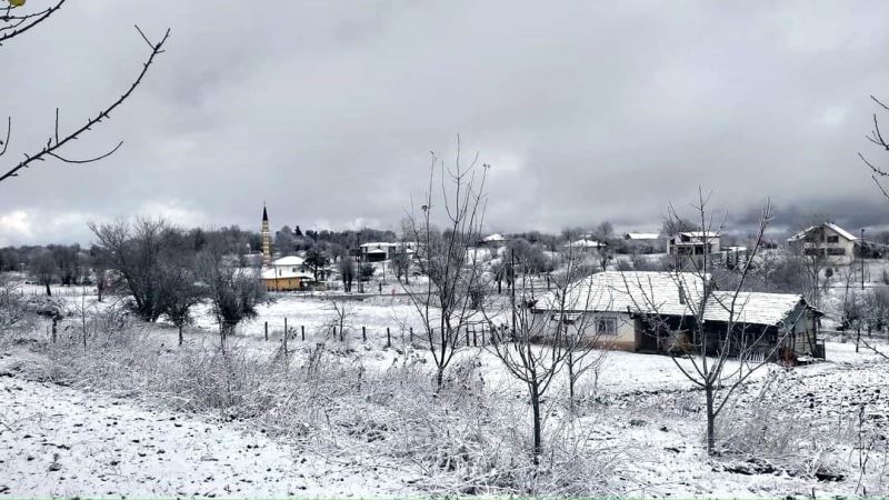 Tokat’ta yüksek kesimler beyaz örtü ile kaplandı
