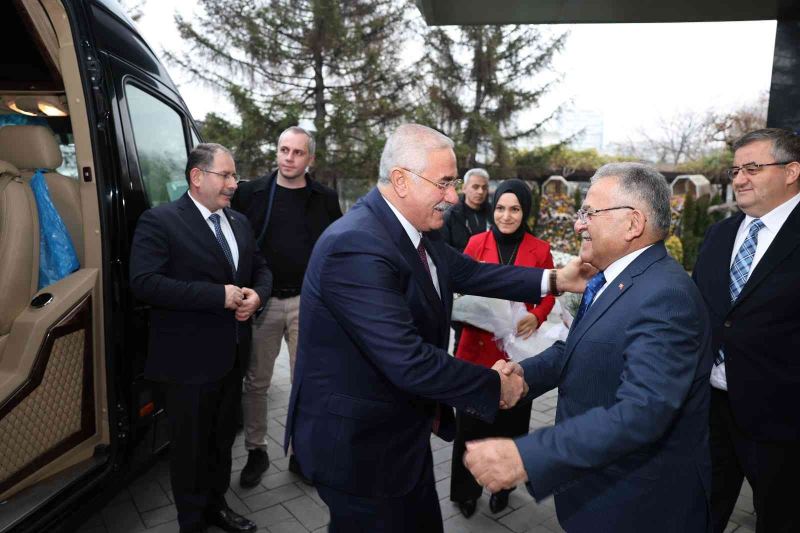 Başkan Büyükkılıç, Yargıtay Başkanı Akarca ile Yargıtay Cumhuriyet Başsavcısı Şahin ve heyetini ağırladı
