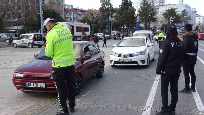 Uşak’ta yıl başı denetimleri
