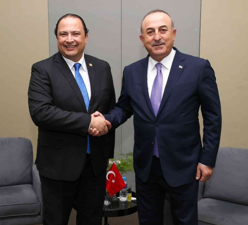 Çavuşoğlu, Guatemalalı mevkidaşı Bucaro ile görüştü
