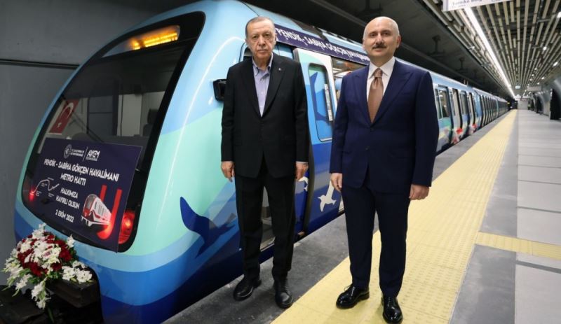 ULAŞTIRMA VE ALTYAPI BAKANI KARAİSMAİLOĞLU: SABİHA GÖKÇEN METRO HATTI’NDA SEYAHAT EDEN YOLCU SAYISI 1.4 MİLYONA DAYANDI