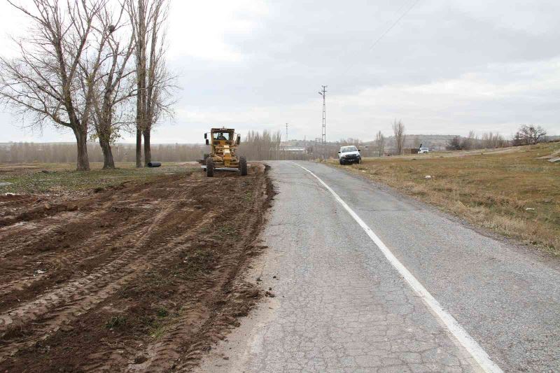 Sosun Mahallesi giriş yolu genişletiliyor
