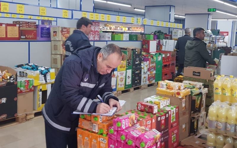 Mardin’de denetimlerde 2 zincir marketin ruhsatı bulunmadı
