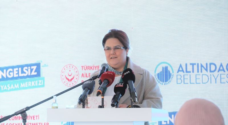 Bakanımız Derya Yanık Altındağ Belediyesi Engelsiz Yaşam Merkezi Temel Atma Töreni