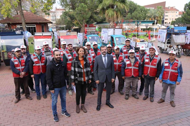 Gürsu’da geri dönüşüm atıklarını onlar toplayacak
