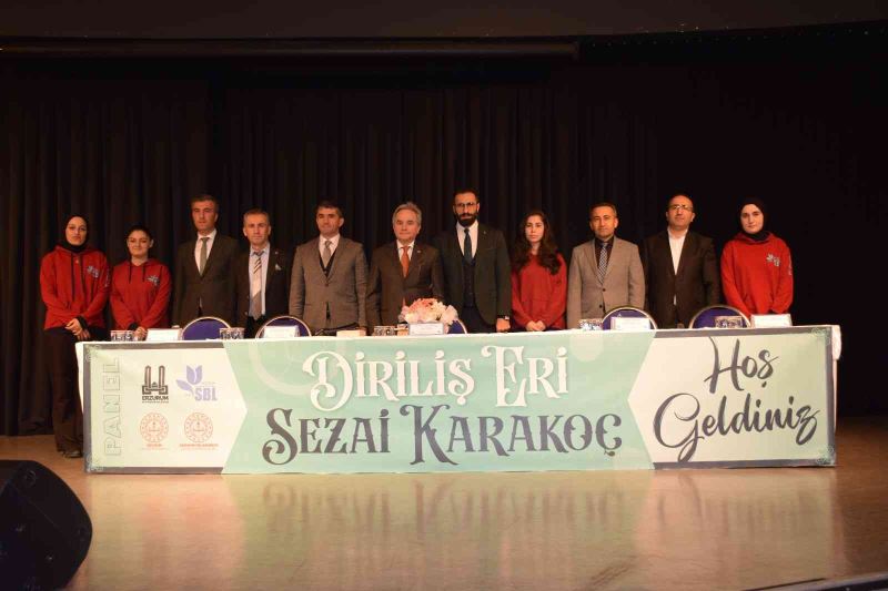 Erzurum’da ‘Diriliş eri Sezai Karakoç’  paneli
