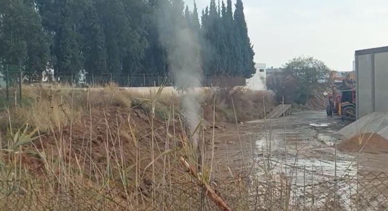 İzmir’de doğal gaz ana dağıtım borusu delindi, büyük panik yaşandı
