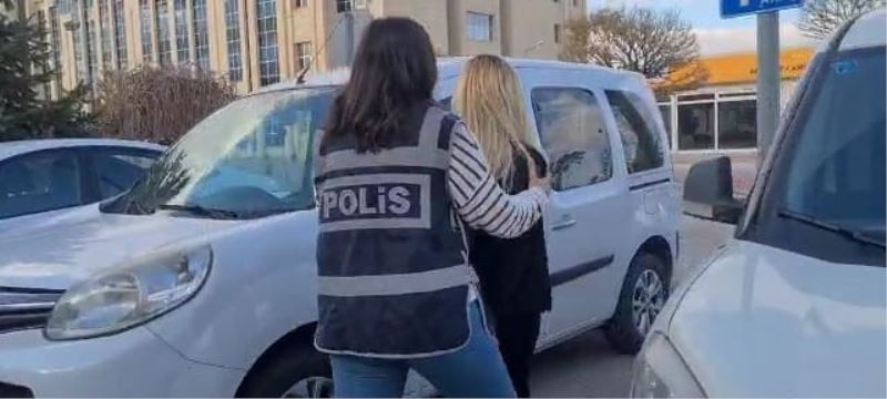 Kadınları fuhşa zorlayan kadın yakalandı
