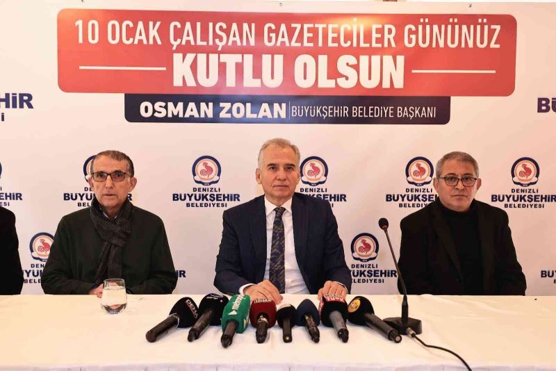 Başkan Zolan, Denizli basını ile buluştu
