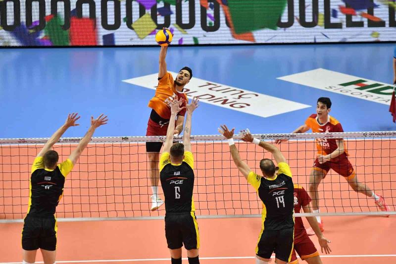 CEV Kupası: Galatasaray HDI Sigorta: 1 - Pge Skra Belchatow: 3
