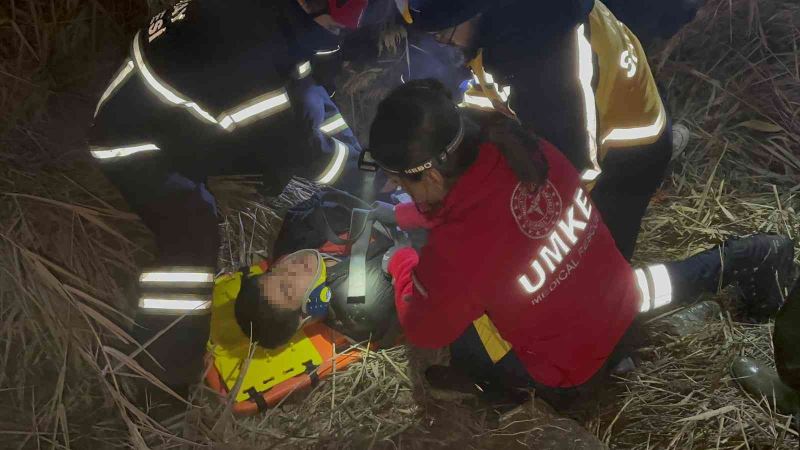 Aksaray’da tüm ekipler seferber oldu: Kayıp genç donmak üzereyken kanalda baygın bulundu
