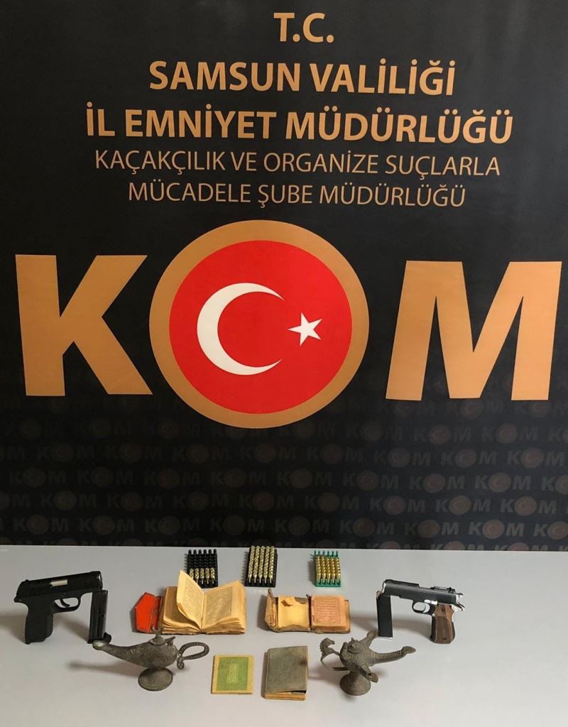 Samsun’da 4 adet tarihi eser Kur’an-ı Kerim ele geçirildi
