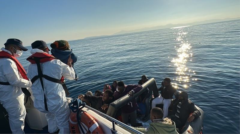 Bodrum’da 65 düzensiz göçmen kurtarıldı
