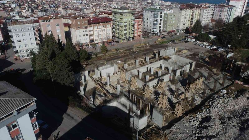 İlkadım Spor Kompleksi’nde çalışmalar hızlandı
