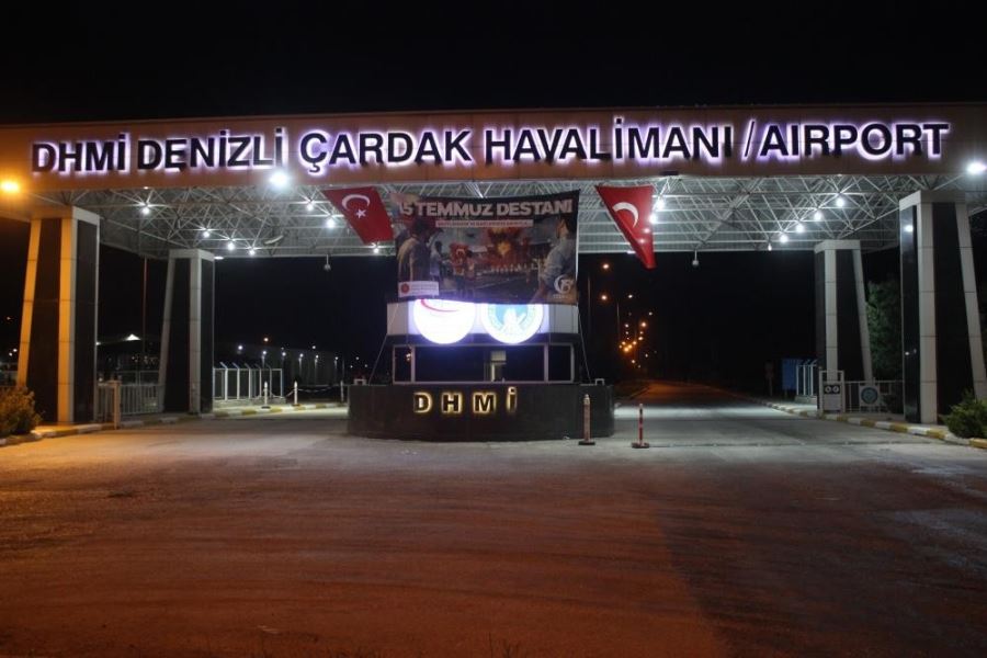 Çardak Havalimanı’ndan 2022 yılında 389 bin 459 yolcu uçtu