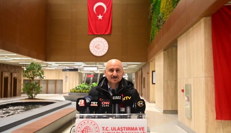 ULAŞTIRMA VE ALTYAPI BAKANI KARAİSMAİLOĞLU: KAĞITHANE-İSTANBUL HAVALİMANI METRO HATTINI 22 OCAK PAZAR GÜNÜ HİZMETE AÇIYORUZ