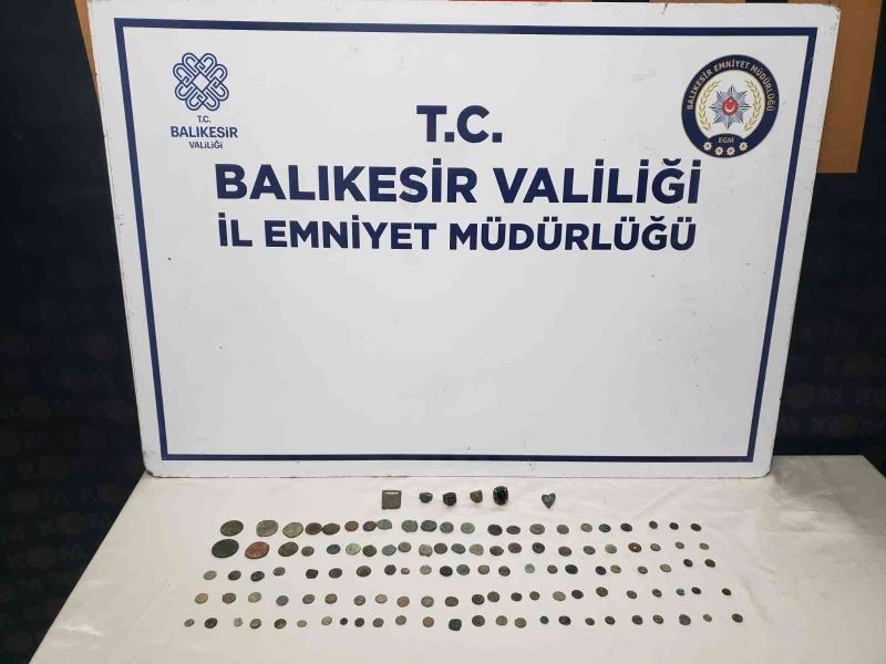 Bandırma’da sikke, tarihi para operasyonu
