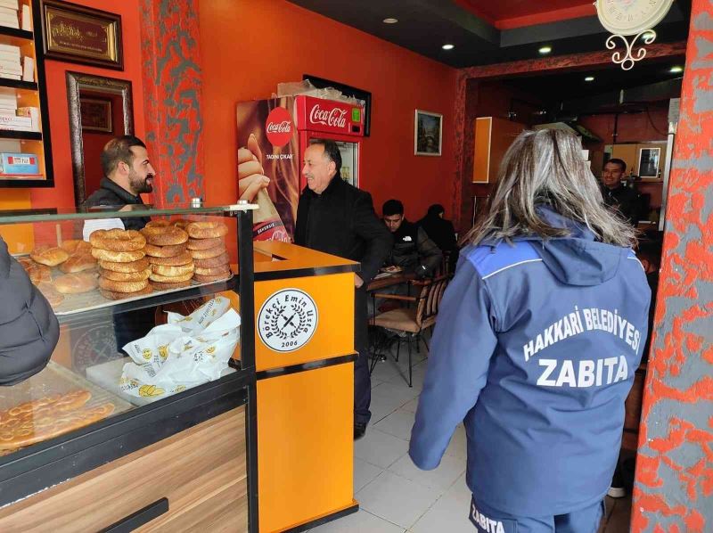 Hakkari’de zabıta denetimleri sıkılaştı
