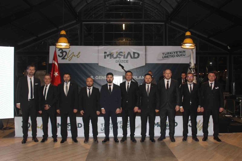 MÜSİAD Düzce’nin yeni başkanı Sağlam oldu
