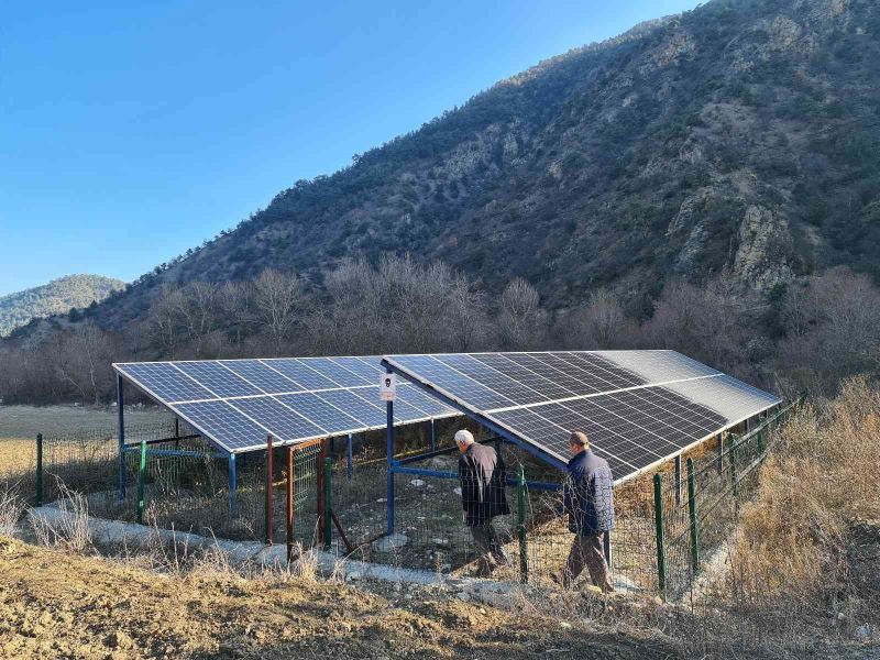 Güneş Enerjili İçme Suyu Tesisi sayesinde günlük 112 ton su ihtiyaçlarını karşılıyorlar
