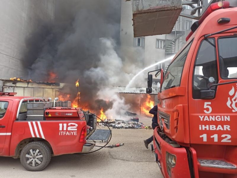 Keşan’da korkutan yangın
