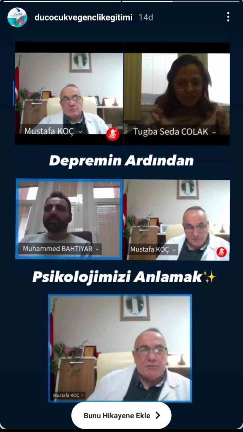 Depremin ardından psikolojimizi anlamak
