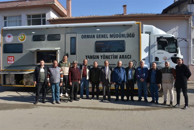 Mersin’de orman yangınları artık ’mobil yangın yönetim aracından’ koordine edilecek
