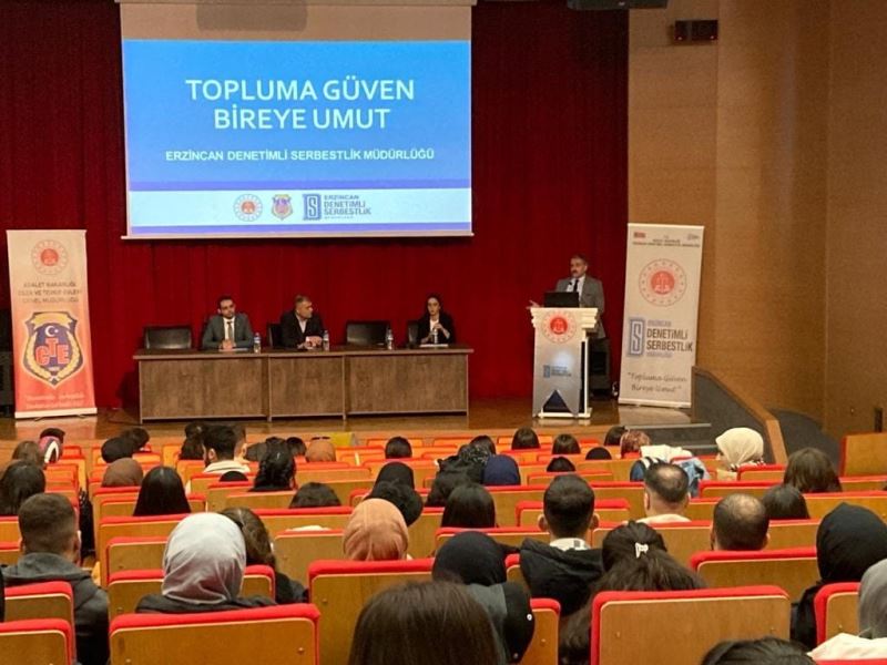 Üniversite öğrencilerine denetimli serbestlik anlatıldı
