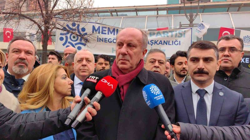 Muharrem İnce’den 6’lı masaya eleştiri: ’’Sekretarya bir Cumhurbaşkanı istiyorlar’’
