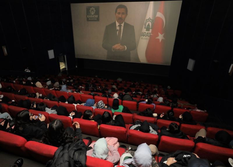 Karatay’da 17 bin lise öğrencisi sinema keyfi yaşayacak
