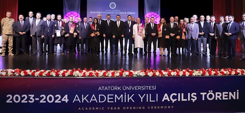 BAKAN TEKİN, ATATÜRK ÜNİVERSİTESİNİN 2023-2024 AKADEMİK YILI AÇILIŞ TÖRENİ