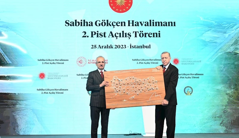 SABİHA GÖKÇEN HAVALİMANI 2. PİSTİ CUMHURBAŞKANI RECEP TAYYİP ERDOĞAN TARAFINDAN AÇILDI