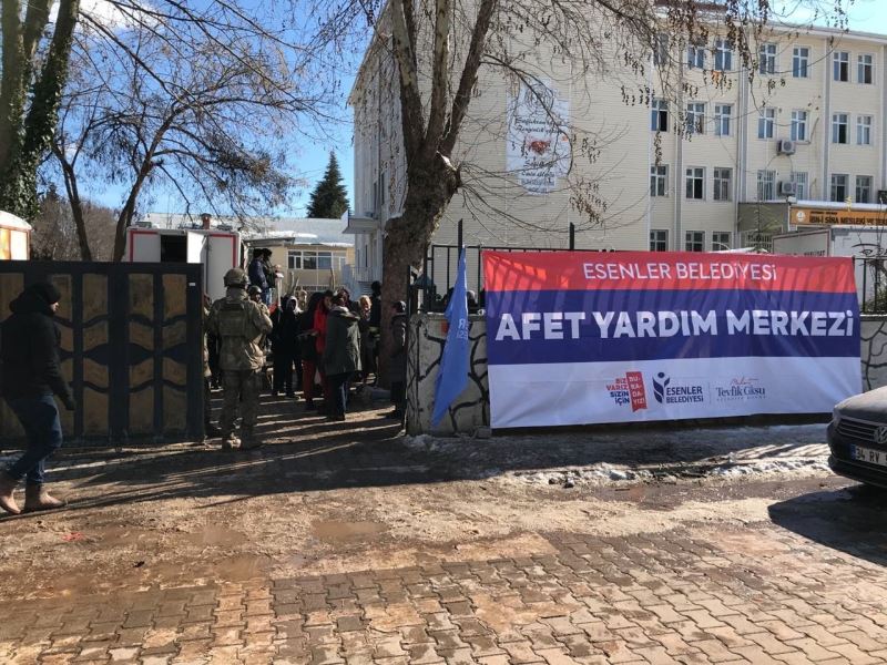 Esenler’den acıya gözyaşı, yaraya merhem
