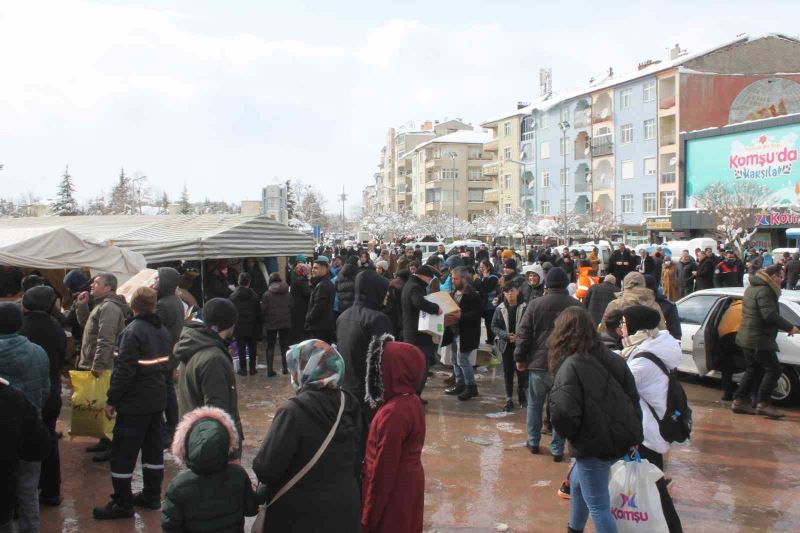 Başkan Kalaycı: “Yardım kampanyasına destek olan vatandaşlara teşekkür etti”
