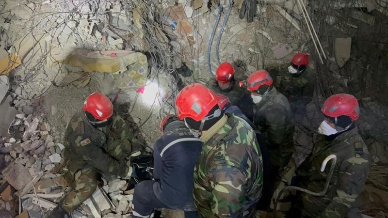 Azerbaycan ekibi Kahramanmaraş’ta 51 kişiyi enkazdan sağ çıkardı
