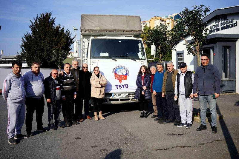 TSYD’den, deprem bölgesine destek devam ediyor
