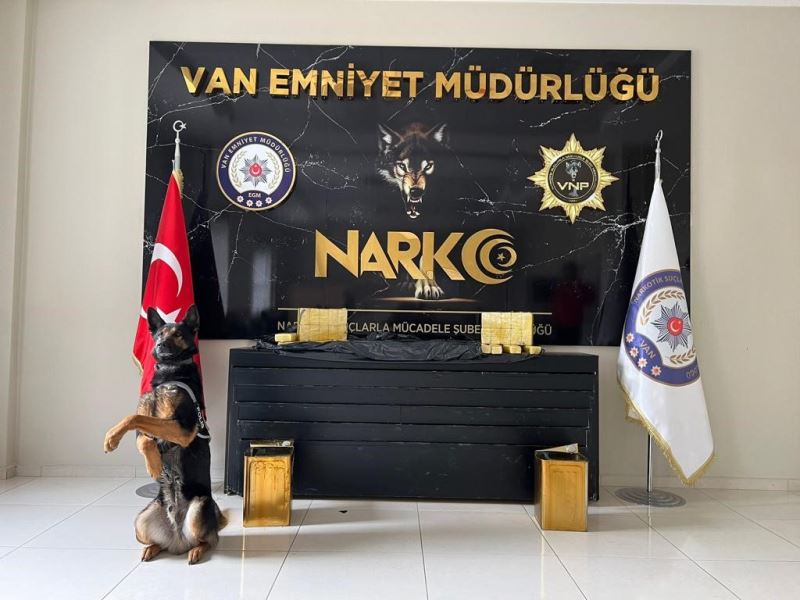 Van’da 30 kilo 640 gram eroin ele geçirildi
