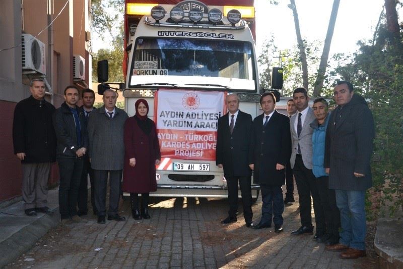 Aydın Adliyesi’nden deprem bölgesine yardım
