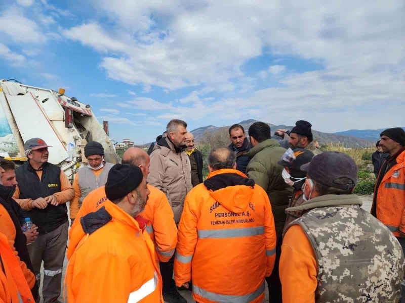 Gölcük Belediyesi Hatay’da yaraları sarıyor
