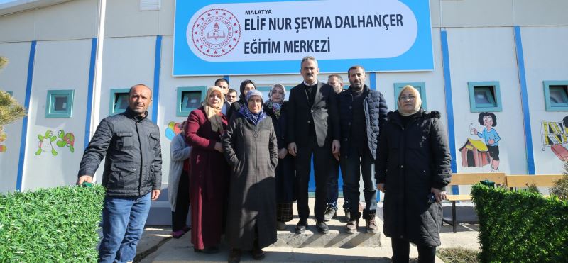 BAKAN ÖZER DEPREMDE HAYATINI KAYBEDEN ELİF NUR ŞEYMA DALHANÇER