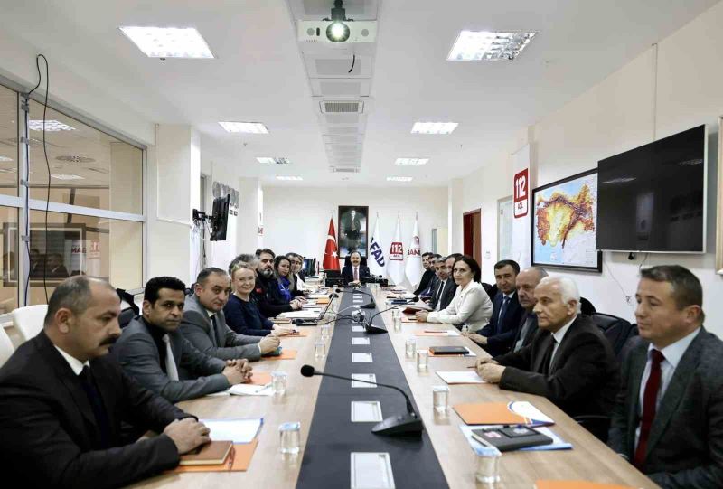 ‘Kış Tedbirleri Değerlendirme’ toplantısı yapıldı.
