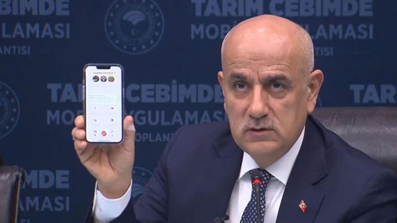 ‘TARIMCEBİMDE’ MOBİL UYGULAMASININ 1 AYDA İNDİRİLME SAYISI 100 BİNİ GEÇTİ