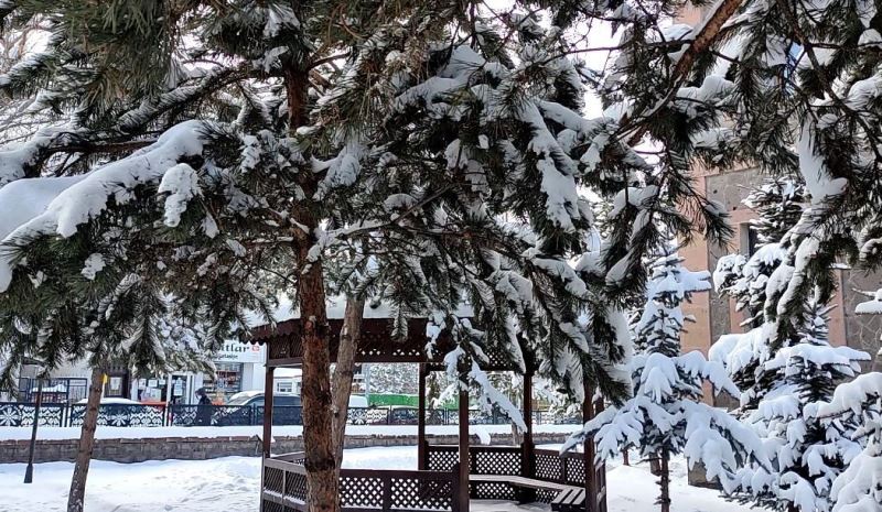 Ardahan’da kar, kartpostallık görüntüler oluşturdu
