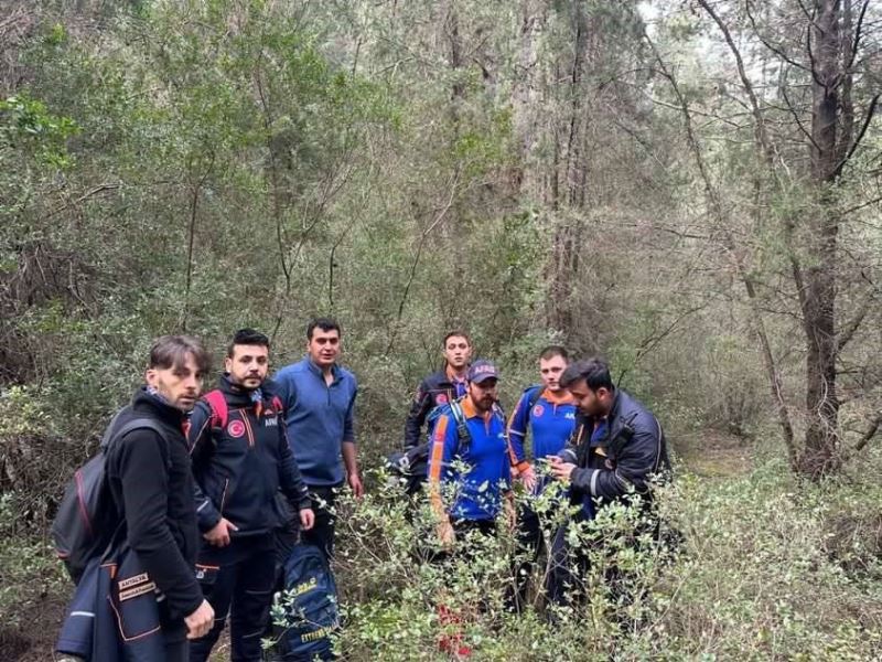 Ormanlık alanda kayboldu, bulan ekiplere ilk sözü 