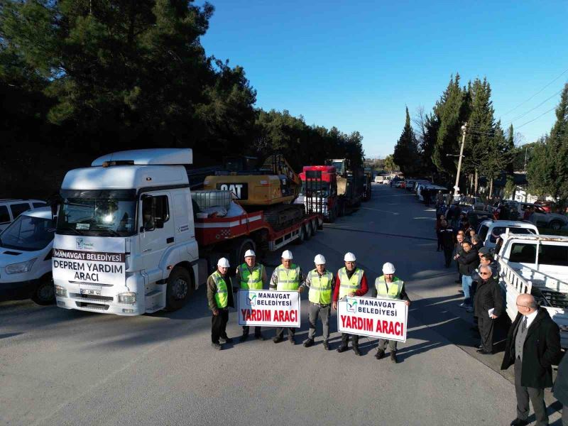 Manavgat, deprem bölgesi için tek yürek oldu
