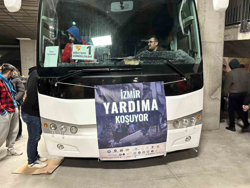 İzmir takımları, depremzedelere yardıma devam ediyor
