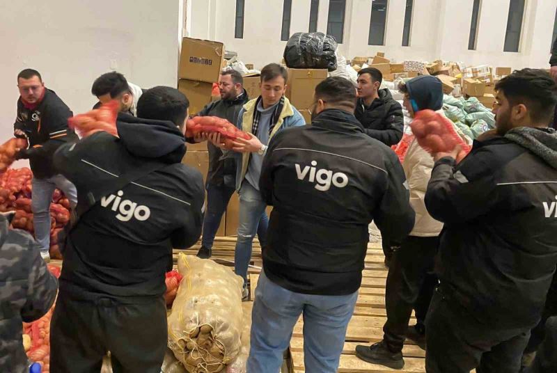 Vigo, deprem yardımlarını ücretsiz olarak taşıyacak
