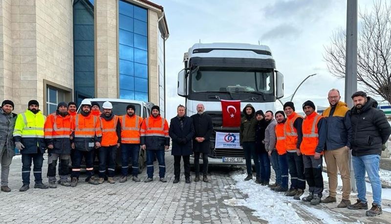 Kütahya 30 Ağustos OSB’den deprem bölgesine ihtiyaç malzemesi
